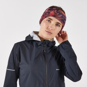 Komin do biegania Kiprun Warm+ ocieplany V2. Czerwone szaliki KIPRUN, bez wzorów, z elastanu. Za 39,99 zł.