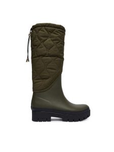 Barbour Kalosze Marnie LRF0117OL71 Zielony. Zielone kalosze Barbour, bez wzorów, z gumy. Za 479,99 zł.