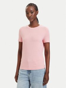 Guess T-Shirt V6RI07 J1314 Różowy jasny Regular Fit. Czerwone t-shirty Guess, s, z aplikacjami, z bawełny, bez kołnierzyka, bez ramiączek. Za 154,99 zł.
