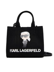 KARL LAGERFELD Torebka A3W50109 Czarny. Czarne torebki klasyczne KARL LAGERFELD, bez wzorów, z materiału, bez dodatków. Za 259,99 zł.