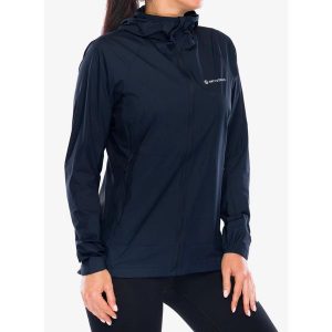 Kurtka przeciwwiatrowa damska Montane Featherlite Hoodie. Niebieskie kurtki Montane, bez wzorów, z softshellu, bez kaptura. Za 461,99 zł.