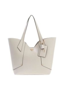 Guess Torebka 181015 Różowy. Czerwone shopper bag Guess, z aplikacjami, bez dodatków. Za 749,99 zł.