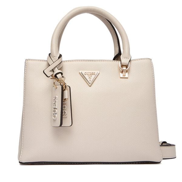 Torebka Guess. Brązowe kuferki Guess, z aplikacjami, bez dodatków. Za 639,99 zł.