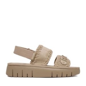 Sandały Roxy. Brązowe sandały Roxy, bez wzorów, bez obcasa, na płaskiej podeszwie, bez zapięcia. Za 199,99 zł.