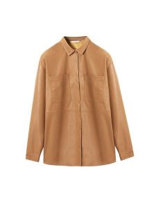 TATUUM Koszula w kolorze karmelowym rozmiar: L. Brązowe koszule Tatuum, l, bez wzorów, bez kołnierzyka, bez ramiączek. Za 131,12 zł.