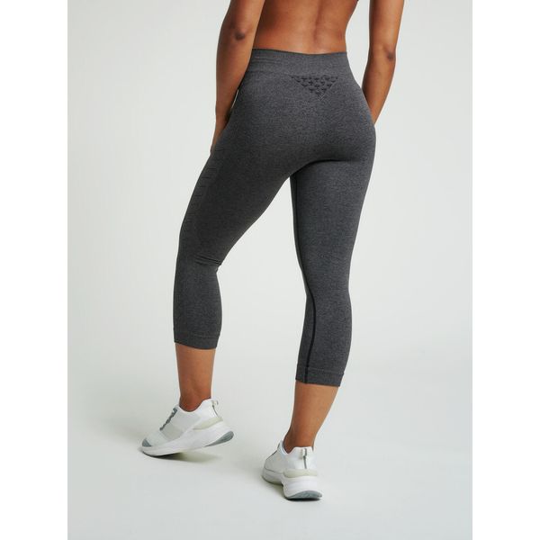Legginsy Sportowe 3/4 Hummel Hmlci Seamless Tights. Czarne legginsy Hummel, bez wzorów. Za 170,00 zł.