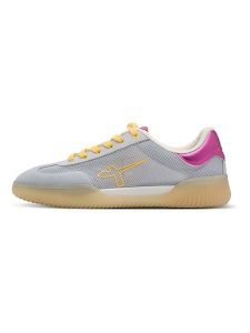 Tamaris Sneakersy w kolorze błękitno-różowo-żółtym rozmiar: 37. Niebieskie trampki Tamaris, bez wzorów, z materiału, bez zapięcia. Za 149,31 zł.