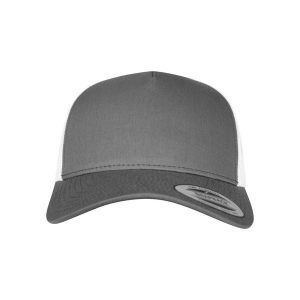 Czapka Flexfit 5-panel retro 2-tone. Białe czapki FLEXFIT, bez wzorów, retro. Za 86,50 zł.