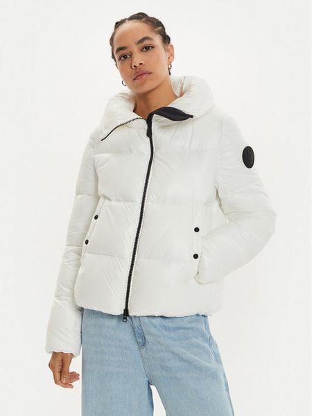 Save The Duck Kurtka zimowa D39370W LUCK19 Biały Regular Fit. Białe kurtki Save the duck, na zimę, bez wzorów, z syntetyku, bez kaptura. Za 575,99 zł.
