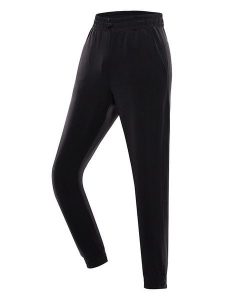 Alpine Pro Spodnie dresowe "Grela" w kolorze czarnym rozmiar: XL. Czarne spodnie dresowe Alpine Pro, xl, bez wzorów, z dresówki. Za 153,71 zł.
