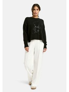 Milano Italy Sweter w kolorze czarnym rozmiar: M. Czarne swetry oversize Milano Italy, m, bez wzorów, bez ramiączek. Za 217,99 zł.