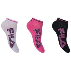 Skarpetki Fila 3-pak W Sneaker Flower 35-38. Białe skarpetki Fila, bez wzorów, z materiału. Za 143,99 zł.