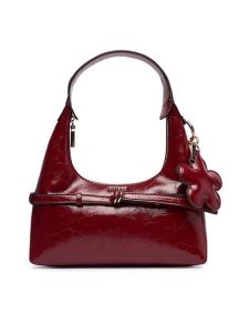 Guess Torebka Taylor Mini HWTG23 25770 Czerwony. Czerwone torebki klasyczne Guess, z aplikacjami, ze skóry, bez dodatków. Za 364,99 zł.