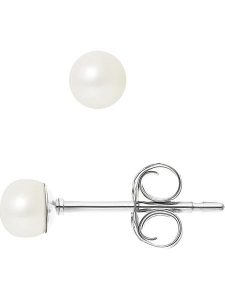 Pearline Kolczyki-wkrętki z perłami w kolorze białym rozmiar: onesize. Białe kolczyki Pearline, z perłą, srebrne. Za 115,95 zł.