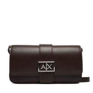 Torebka Armani Exchange. Brązowe torebki klasyczne Armani Exchange, bez wzorów, bez dodatków. Za 439,99 zł.