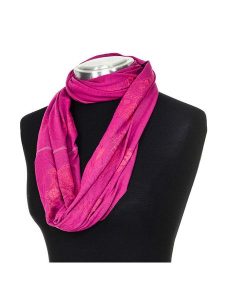 Buff Szal-koło w kolorze różowym - 68 x 53 cm rozmiar: onesize. Różowe szaliki Buff, bez wzorów, z bawełny. Za 115,24 zł.