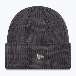 Czapka zimowa New Era Ne Wide Beanie. Szare czapki New Era, bez wzorów. Za 83,99 zł.