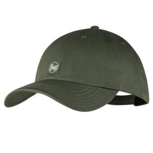 Czapka z daszkiem dla dorosłych Buff Baseball Cap. Zielone czapki Buff, bez wzorów, z bawełny, sportowe. Za 139,90 zł.
