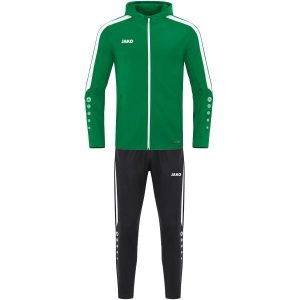 Dres z kapturem Jako Power. Zielone spodnie dresowe JAKO, bez wzorów, z dresówki. Za 458,60 zł.