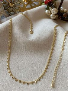 Luseera Pozłacany naszyjnik - dł. 45 cm rozmiar: onesize. Żółte naszyjniki Luseera, pozłacane. Za 43,99 zł.