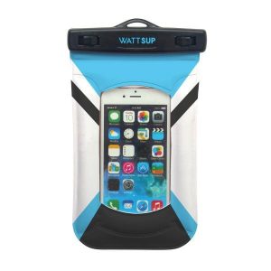 Wodoszczelna saszetka – przenośny dry bag Wattsup. Niebieskie nerki i saszetki WATTSUP, bez wzorów. Za 39,99 zł.