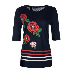Desigual T-Shirt Damski S Ciemny Niebieski. T-shirty marki Desigual. W wyprzedaży za 174,00 zł.
