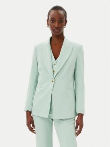 Maryley Marynarka 25EB187/M27/43SP Zielony Regular Fit. Zielone marynarki i żakiety Maryley, l, bez wzorów, z syntetyku. Za 289,99 zł.