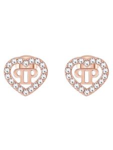 PHILIPP PLEIN Kolczyki Plein Rocked Heart PJZEA10EU Różowy. Czerwone kolczyki PHILIPP PLEIN, metalowe. Za 399,99 zł.