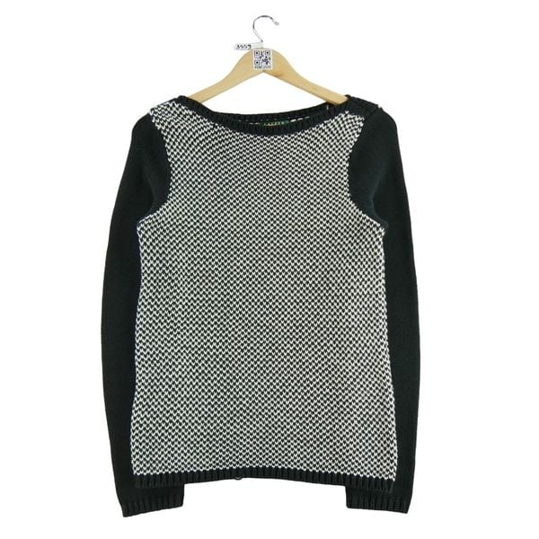 Second life - Damski czarny sweter - Jak nowy. Czarne golfy Ralph Lauren, bez wzorów. Za 114,17 zł.