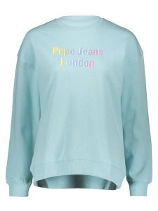 Pepe Jeans Bluza w kolorze błękitnym rozmiar: L. Niebieskie bluzy Pepe Jeans, l, bez wzorów, z jeansu, bez kaptura. Za 153,95 zł.