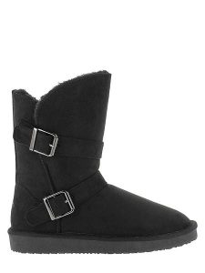 Blackfield Botki zimowe "Camphor" w kolorze czarnym rozmiar: 37. Czarne botki Blackfield, na zimę, z aplikacjami, z materiału, z okrągłym noskiem, bez obcasa, bez zapięcia. Za 182,95 zł.