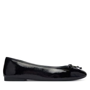 Baleriny Tommy Hilfiger. Czarne balerinki TOMMY HILFIGER, bez wzorów, bez obcasa, bez zapięcia. Za 409,99 zł.