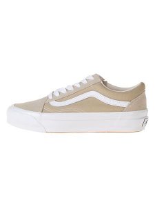 Vans Skórzane sneakersy "Old Skool" w kolorze beżowym rozmiar: 44,5. Brązowe trampki Vans, bez wzorów, bez zapięcia. Za 189,95 zł.