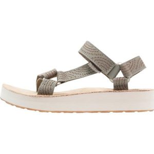 Teva MIDFORM GEOMETRIC Sandały trekkingowe desert sage. Brązowe buty trekkingowe marki Teva, z materiału. Za 399,00 zł.