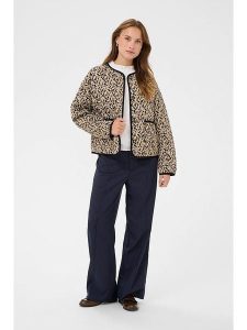 SAINT TROPEZ Kurtka przejściowa w kolorze beżowym rozmiar: XL. Brązowe kurtki Saint Tropez, xl, bez wzorów, bez kaptura. Za 189,95 zł.