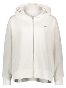 Pepe Jeans Bluza w kolorze kremowym rozmiar: XXL. Brązowe bluzy Pepe Jeans, xxl, bez wzorów, z jeansu, bez kaptura. Za 204,95 zł.