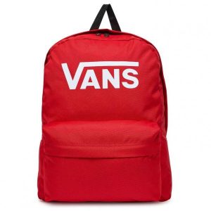 Plecak na deskorokę Vans Old Skool Print Backpack czerwony. Czerwone plecaki Vans. Za 159,00 zł.
