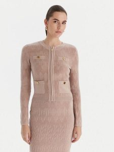 Marciano Guess Kardigan 5BGR06 5661Z Beżowy Regular Fit. Brązowe kardigany Marciano Guess, z syntetyku. Za 529,99 zł.