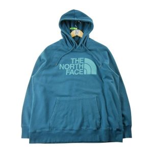 Second life - Damska niebieska bluza z kapturem TNF - Stan bardzo dobry. Niebieskie bluzy The North Face, bez wzorów, z kapturem. Za 127,76 zł.