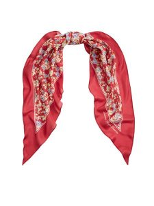 LAUREN RALPH LAUREN Chusta 454P14486001 Czerwony. Czerwone apaszki i chusty Lauren Ralph Lauren, bez wzorów, z jedwabiu. Za 419,99 zł.