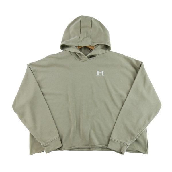 Second life - Bluza z kapturem dla kobiet - Jak nowy. Zielone bluzy Under Armour, bez wzorów, z kapturem. Za 97,25 zł.