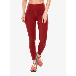 Legginsy damskie Smartwool Active Legging. Czerwone legginsy Smartwool, bez wzorów. Za 398,99 zł.