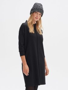 OPUS Czapka beanie w kolorze czarnym rozmiar: onesize. Czarne czapki Opus, bez wzorów, z materiału. Za 100,52 zł.