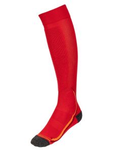 Skarpety narciarskie VOLKL SKI COMFORT. Czerwone skarpetki Völkl, bez wzorów, z elastanu. Za 45,00 zł.