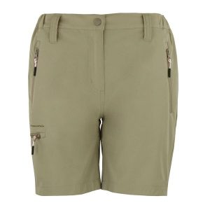 Szorty damskie Peak Mountain. Brązowe szorty Peak Mountain, bez wzorów, sportowe. Za 183,70 zł.