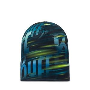 Czapka BUFF ECOSTRETCH BEANIE ORBY. Niebieskie czapki Buff, bez wzorów, sportowe. W wyprzedaży za 83,93 zł.