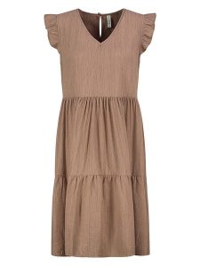 Eight2Nine Sukienka w kolorze jasnobrązowym rozmiar: S. Brązowe sukienki Eight2Nine, s, bez wzorów, bez kołnierzyka, bez ramiączek, midi. Za 113,99 zł.