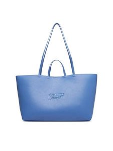 Tommy Jeans Torebka Tjw Must Tote AW0AW19051 Niebieski jasny. Niebieskie shopper bag Tommy Jeans, bez wzorów, z jeansu, bez dodatków. Za 449,99 zł.