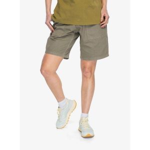 Spodenki turystyczne Gramicci Ridge Short. Zielone szorty Gramicci, bez wzorów, sportowe. Za 251,99 zł.