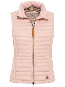 Camel Active Kamizelka pikowana w kolorze jasnoróżowym rozmiar: 36. Różowe kamizelki Camel Active, bez wzorów, bez kołnierzyka, bez ramiączek, bez kaptura. Za 187,06 zł.